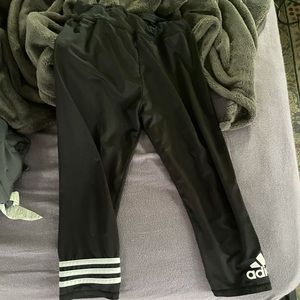 black adidas leggings